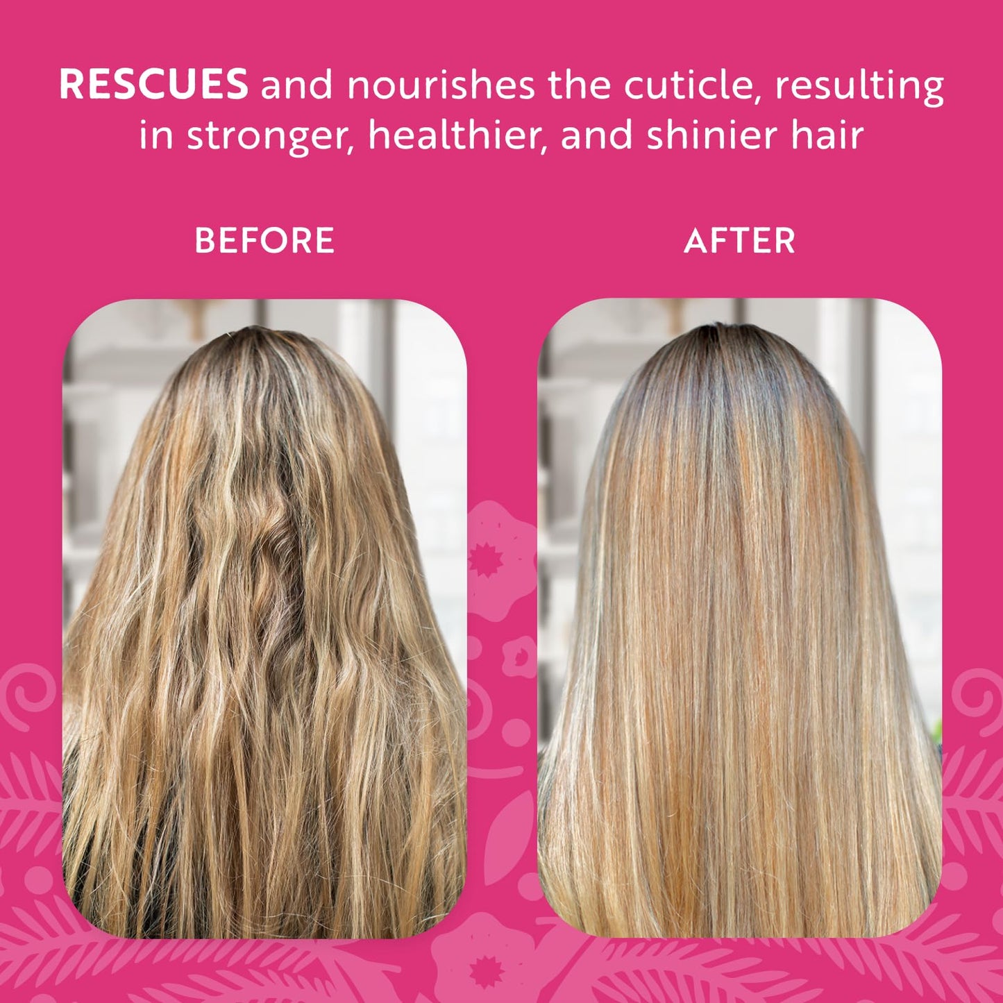 LATINUS BEAUTY RESCUE Collection, Impossible Keratin Anti-Frizz Shampoo (12 oz) + Conditioner (12 oz) + Leave-In Cream (8 oz) for Dry, Damaged Hair