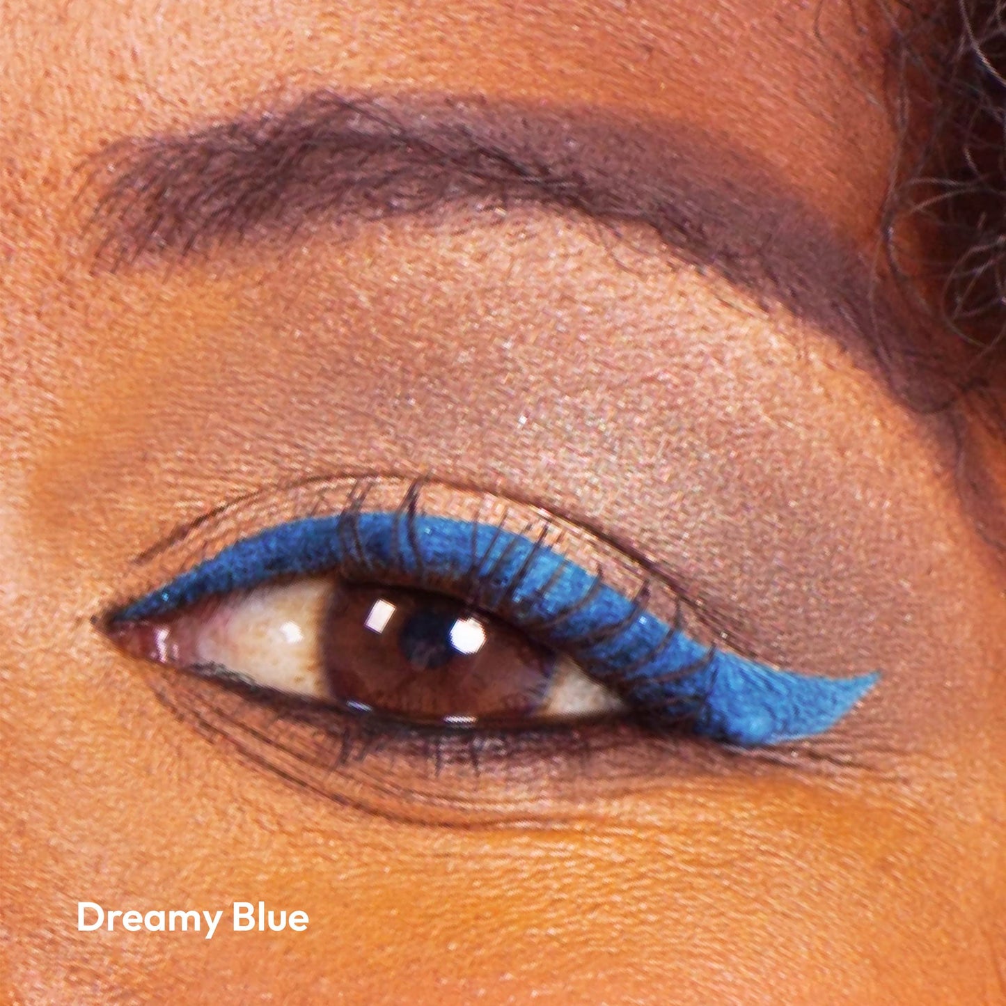 Ruby Kisses Party Proof Eyeliner, Pastel Colors Premium Felt-tip Waterproof Long-lasting Eyeliner (Dreamy Blue)