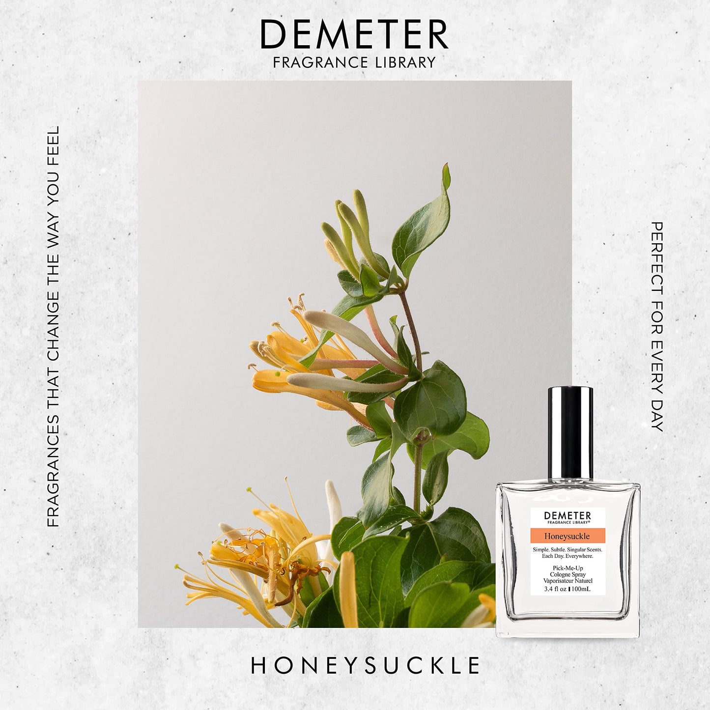 DEMETER Honeysuckle 3.4 Oz Cologne Spray Fragrance Library