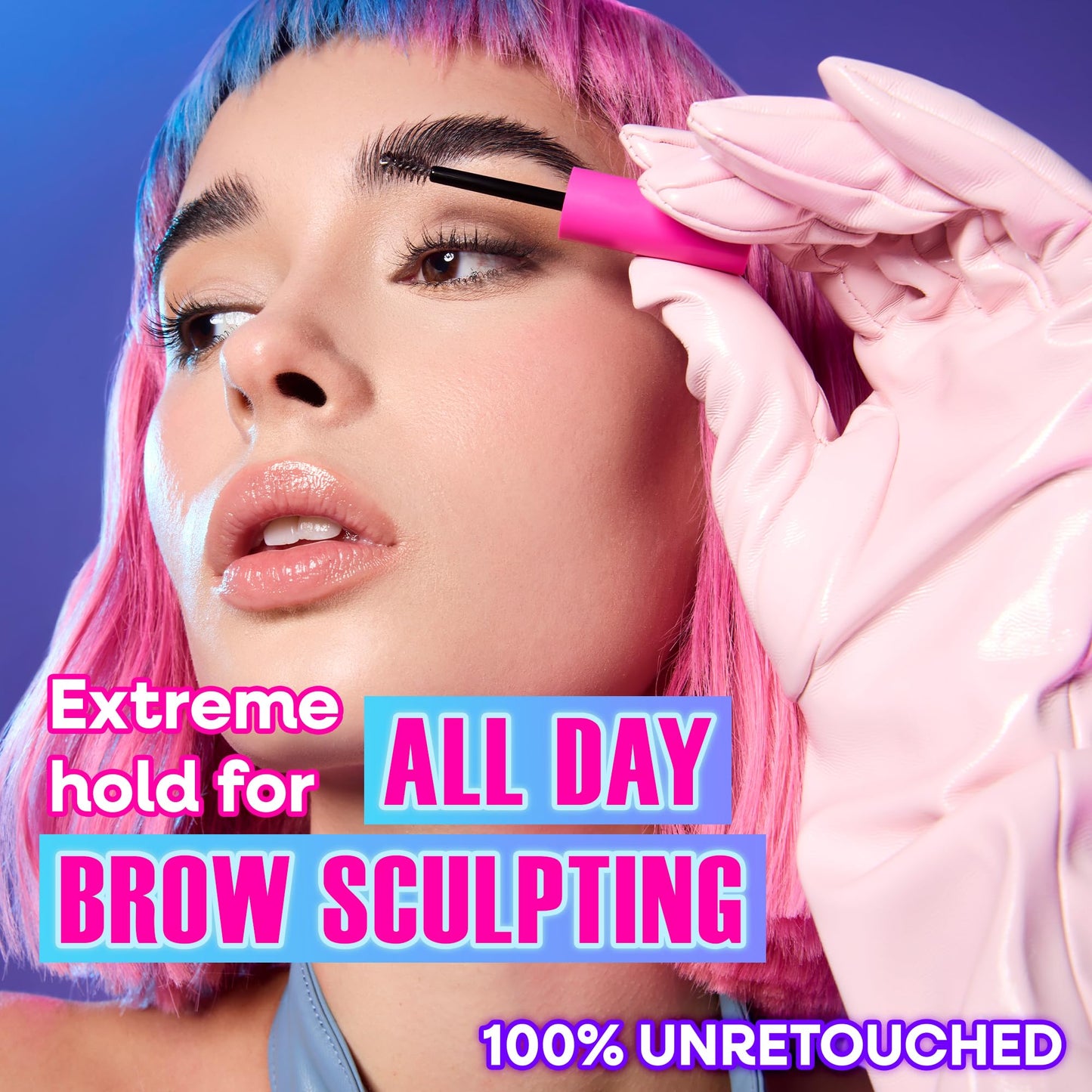 wet n wild Mega Stay Extreme Hold Brow Gel, Lightweight, Non-Sticky & Flake-Free Formula, Long-Lasting 16-Hour Wear, Sculpted & Laminated Brow Look