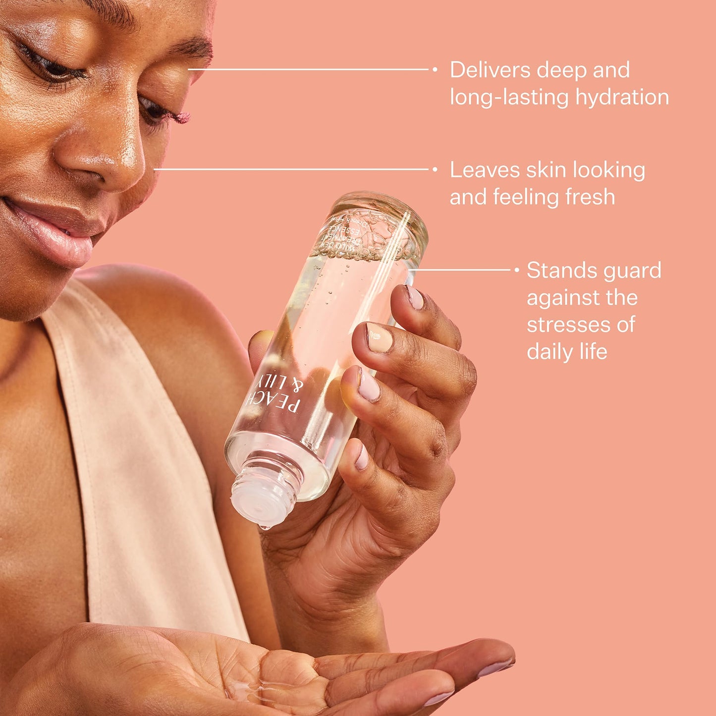Peach & Lily - Wild Dew Treatment Essence (3.38 oz) - Drench, Plump, & Prep - Featherlight - Hyaluronic Acid, Adenosine, Lotus Extract, & Niacinamide