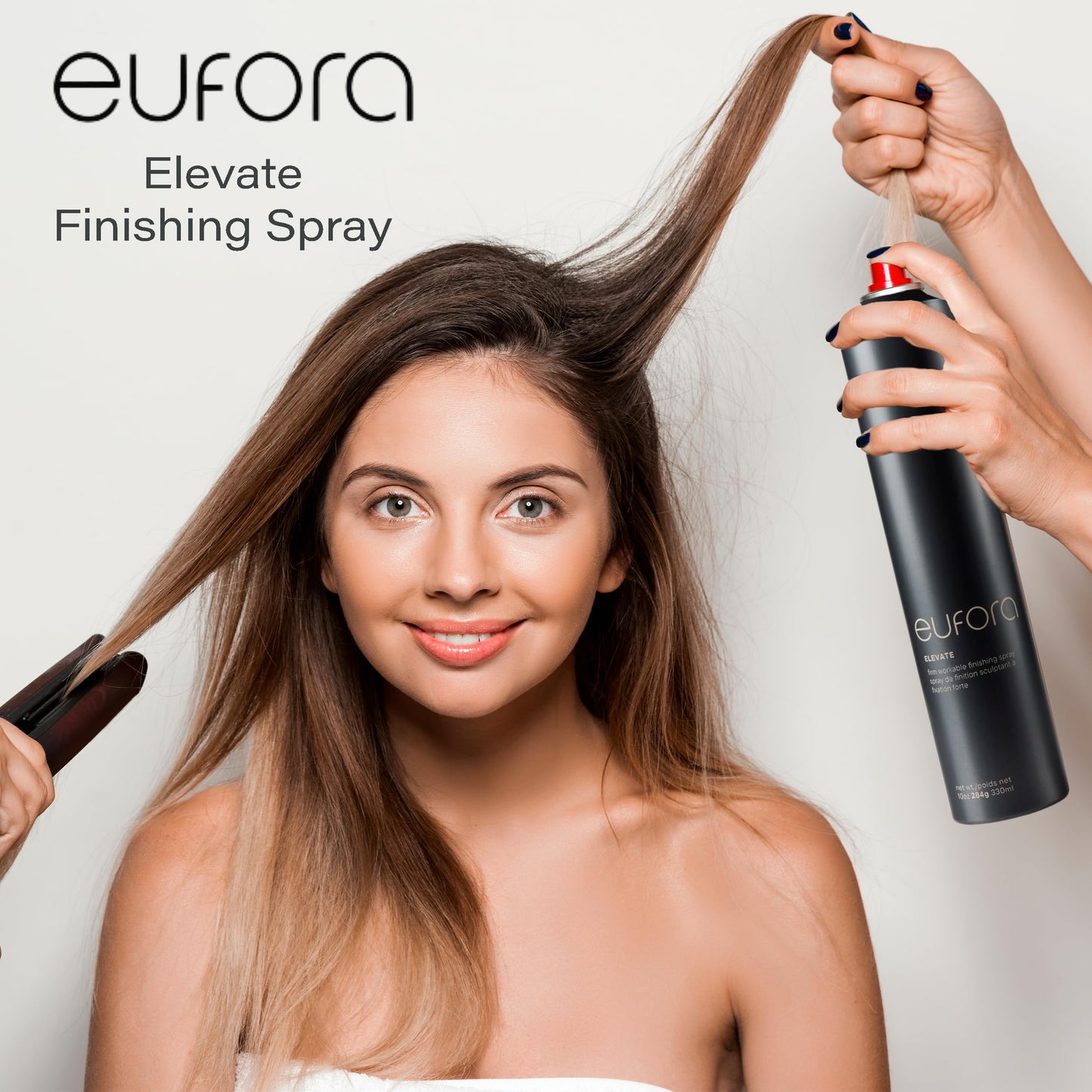 Eufora Elevate Firm Workable Finishing Spray, 10 Oz