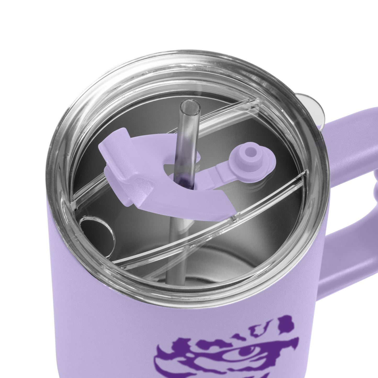 Logo Brands LSU 40oz Flipside Powder Coat Tumbler