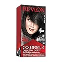 Revlon Permanent Hair Color, Permanent Hair Dye, Colorsilk with 100% Gray Coverage, Ammonia-Free, Keratin and Amino Acids, 11 Soft Black, 4.4 Oz (Pack