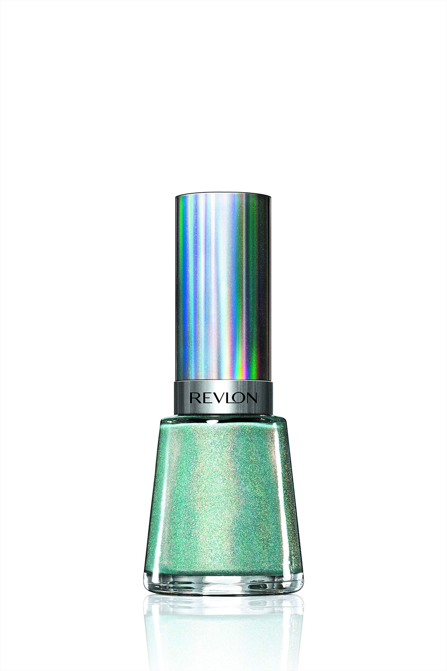 Revlon Nail Enamel, Chip Resistant Nail Polish, Glossy Shine Finish, in Blue/Green, 115 Fairy Dust, 0.5 oz