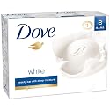 Dove Beauty Bar, White 4 oz, 8 Bar, Pack of 3