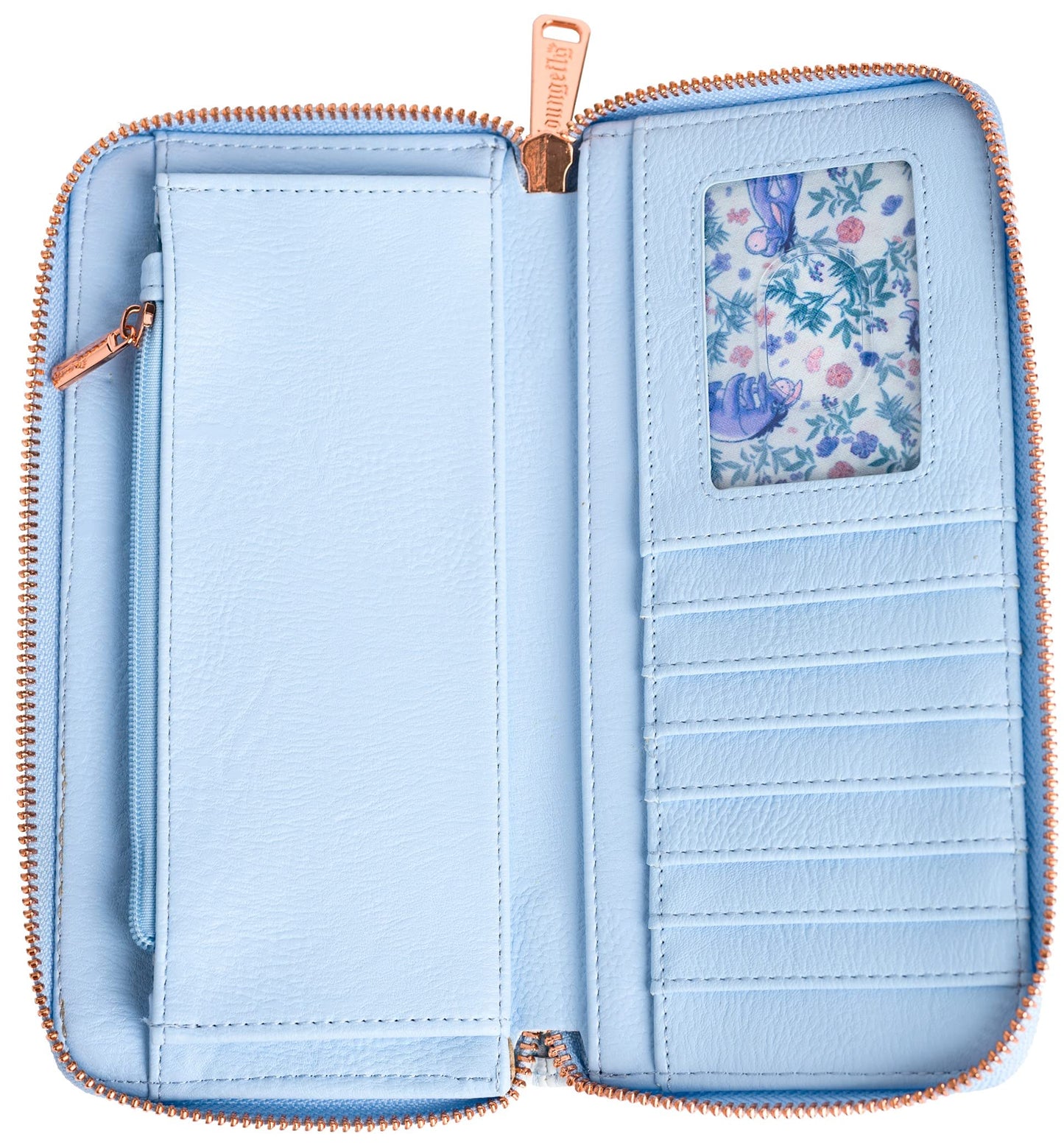 Loungefly Disney Eeyore Wallet Zip Around Clutch (Blue, Eeyore)