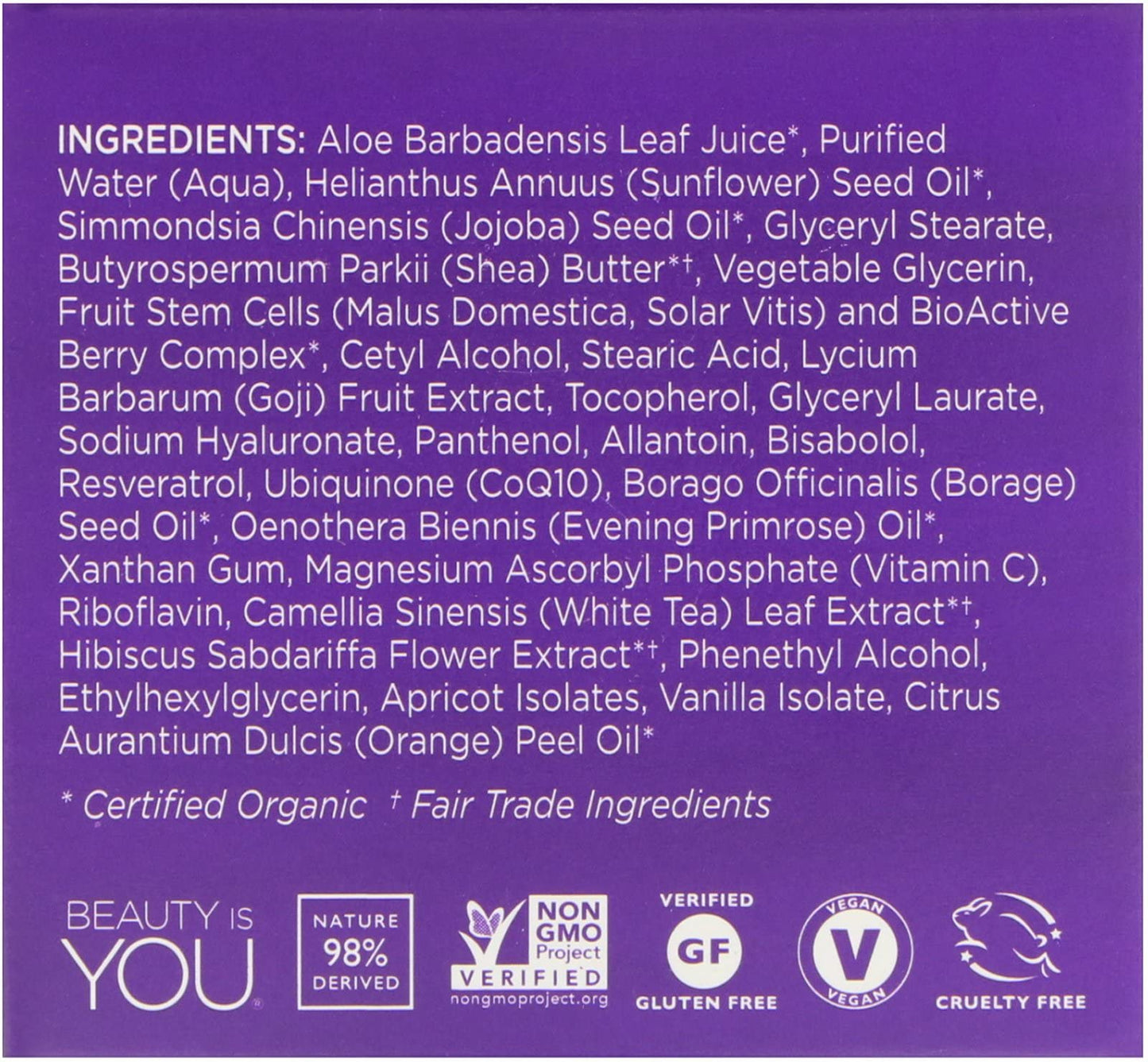 Andalou Naturals Face CRM Prfctng Super Goji