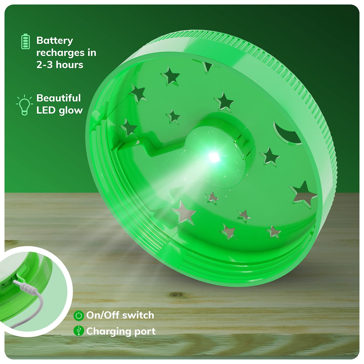 Dan&Darci Light-Up Terrarium Kit – STEM Science DIY Craft for Kids, Educational Toy, Fun Birthday Gift for Boys & Girls Ages 6–12