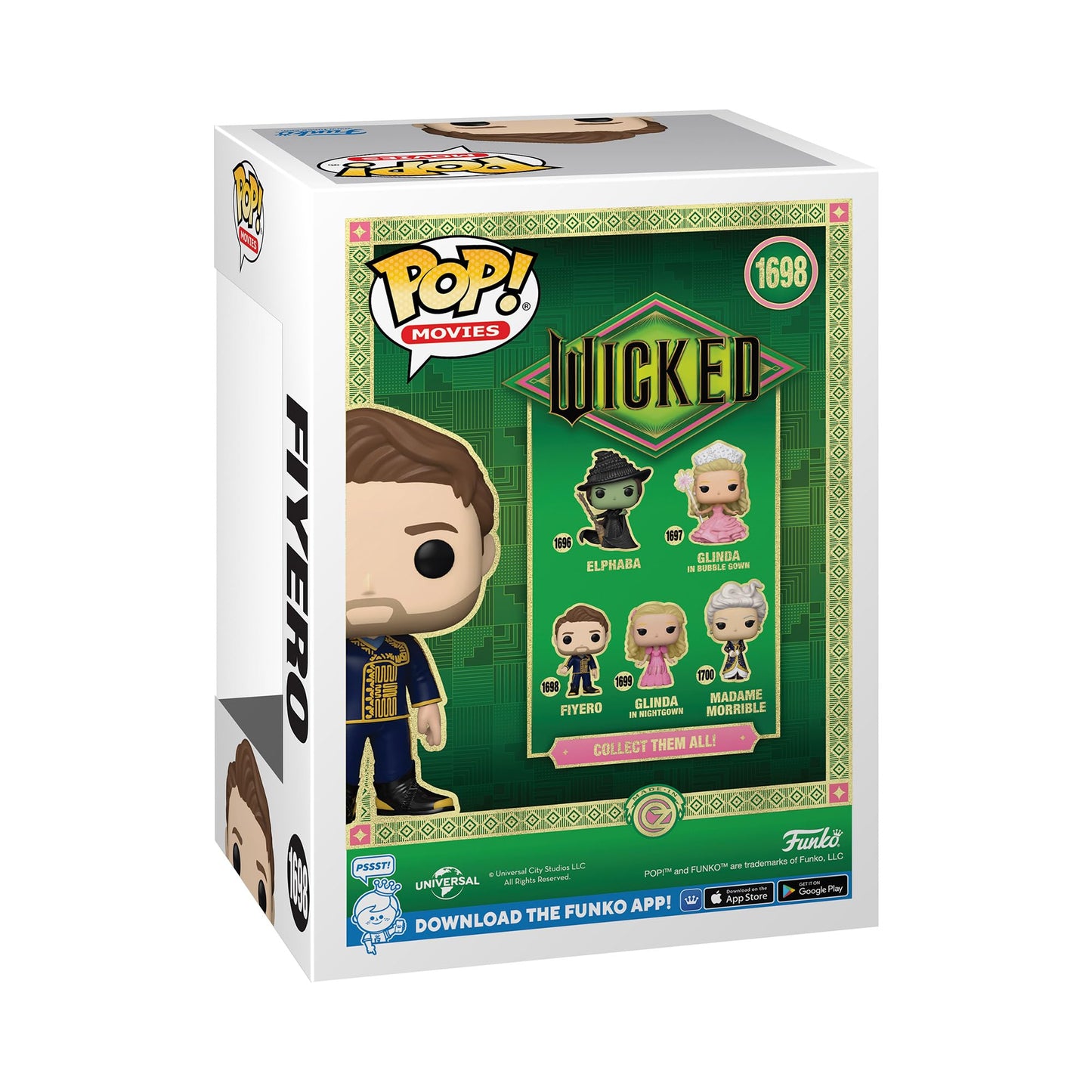 Funko POP Movies: Fiyero - Wicked - Collectable Vinyl Figure - Gift Idea - Official Merchandise - for Kids & Adults - Movies Fans - Model Figure…