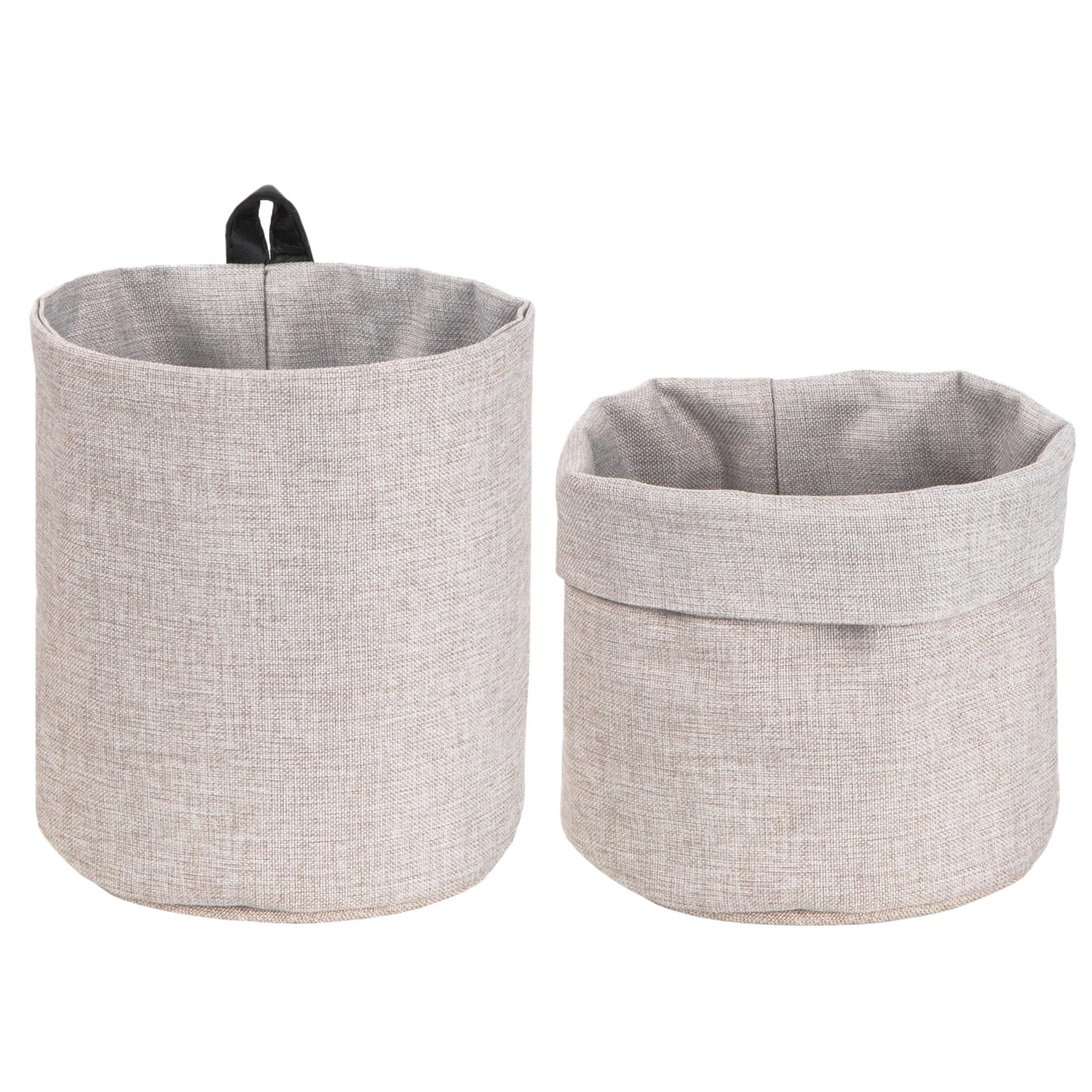 Bigso Box of Sweden Soft Hang Around Hanging Storage Basket Small | For Organizing Everyday Necessities | Collapsible Wall Hanging Storage Basket…