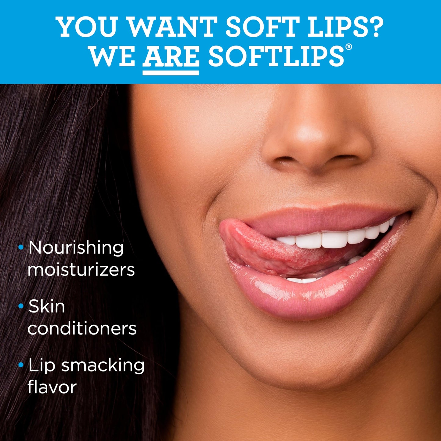 Softlips Daily Lip Moisturizer For Very Dry Lips, Vanilla Flavored Lip Balm, SPF 20, Hydrates, Soothes & Prevents Chapped Lips, Smooth Glide Formula