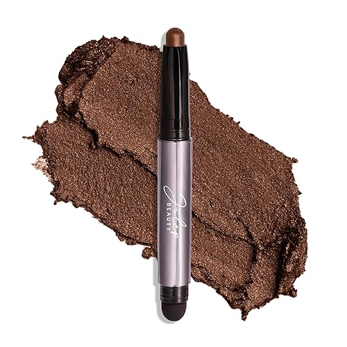Julep Eyeshadow 101 Cream-to-Powder Waterproof Shadow Stick - Cocoa Shimmer - Long-Lasting, Crease-Proof, Chocolate Brown Shimmer Cream Eyeshadow