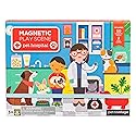Petit Collage Magnetic Play Scene Pet Hospital - Animal Magnetic Play Set - 2 Scenes, 50 Pieces - Ages 3+