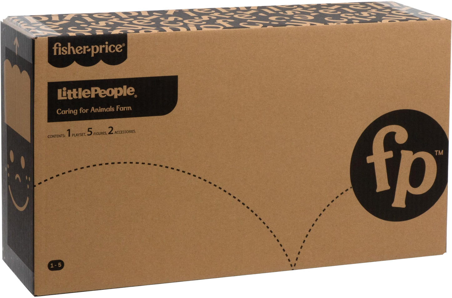 Fisher-Price Little People Toddler Learning Toy Caring for Animals Farm Playset with Smart Stages for Pretend Play Kids Ages 1+ Years