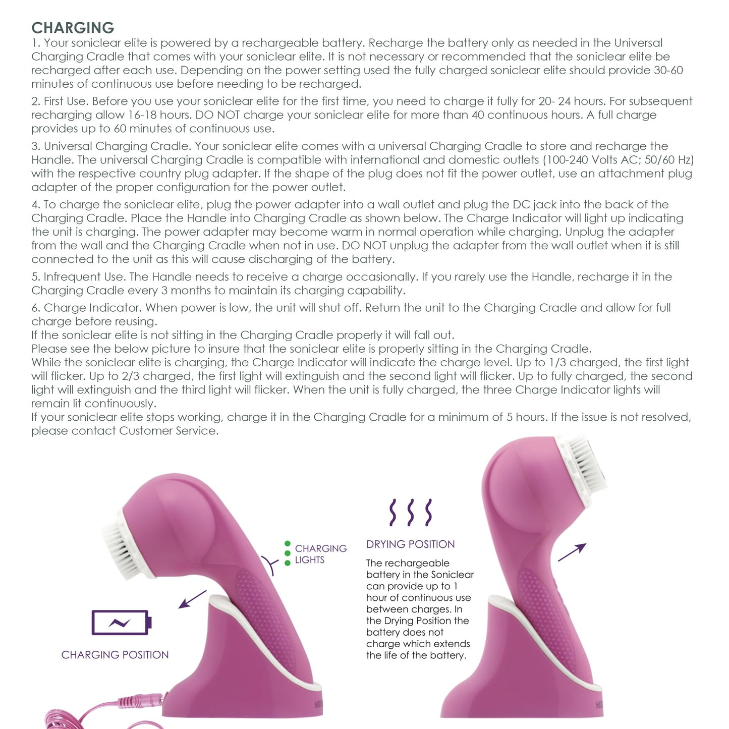 Michael Todd Beauty - Soniclear Elite - Facial Cleansing Brush System - 6-Speeds - Face Cleansing Brush & Exfoliating Body Scrubber