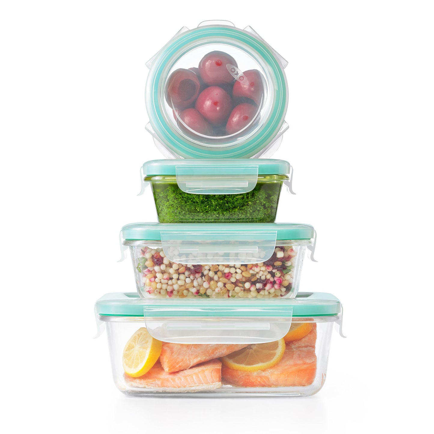 OXO Good Grips Smart Seal Airtight Container 12 Piece Glass Container Set