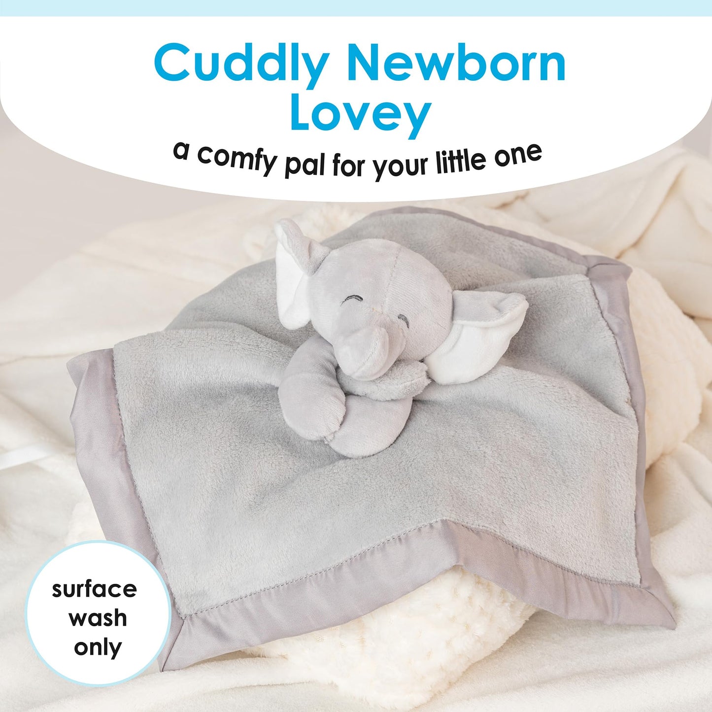 KIDS PREFERRED Carter's Baby Blanket Unisex Loveys for Babies Essentials, Newborn Boys and Girls Security Blankets with Soft Minky Fabric, Snuggle…