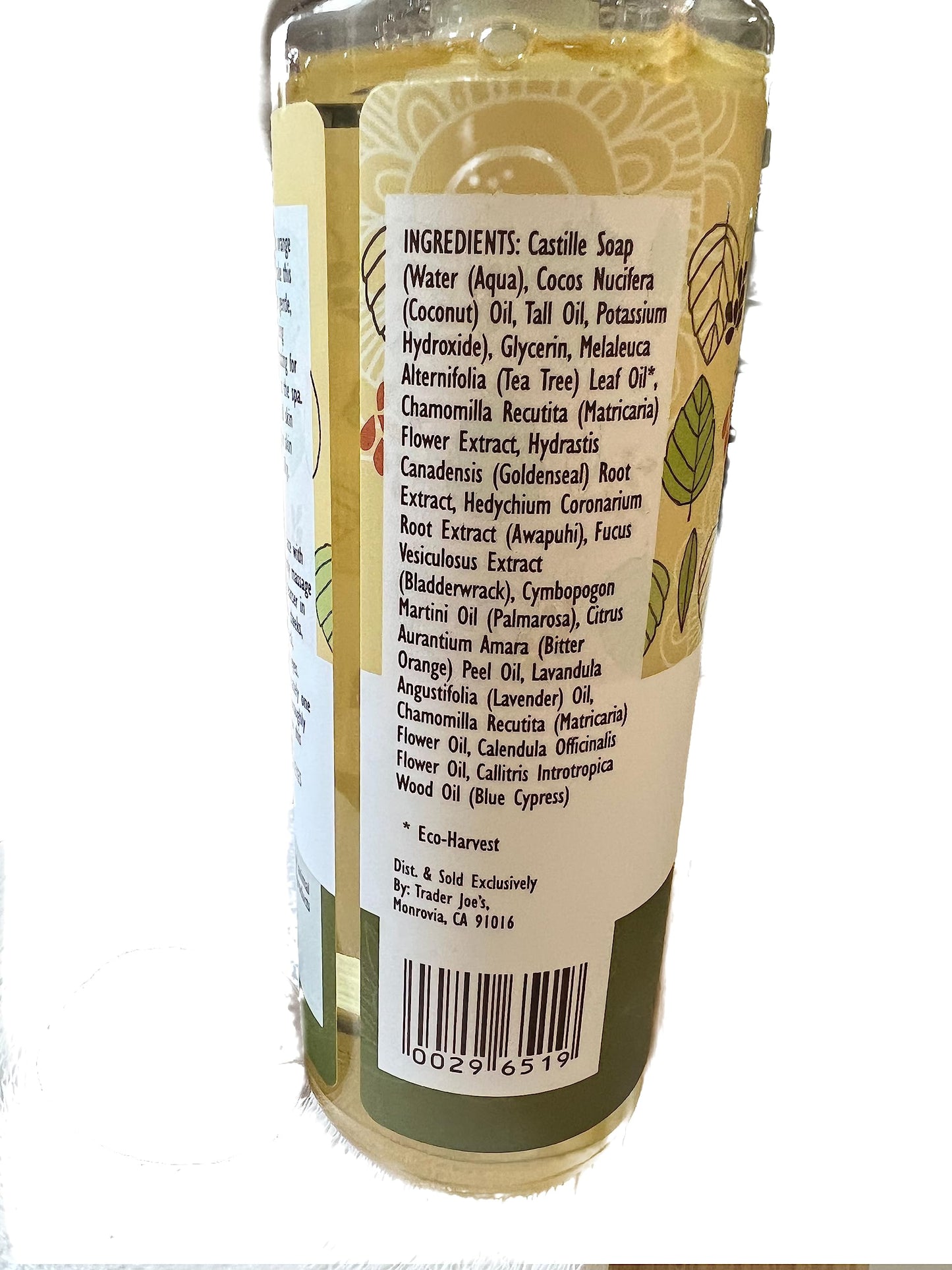 Trader Joe's SPA Face Wash with Tea Tree Oil