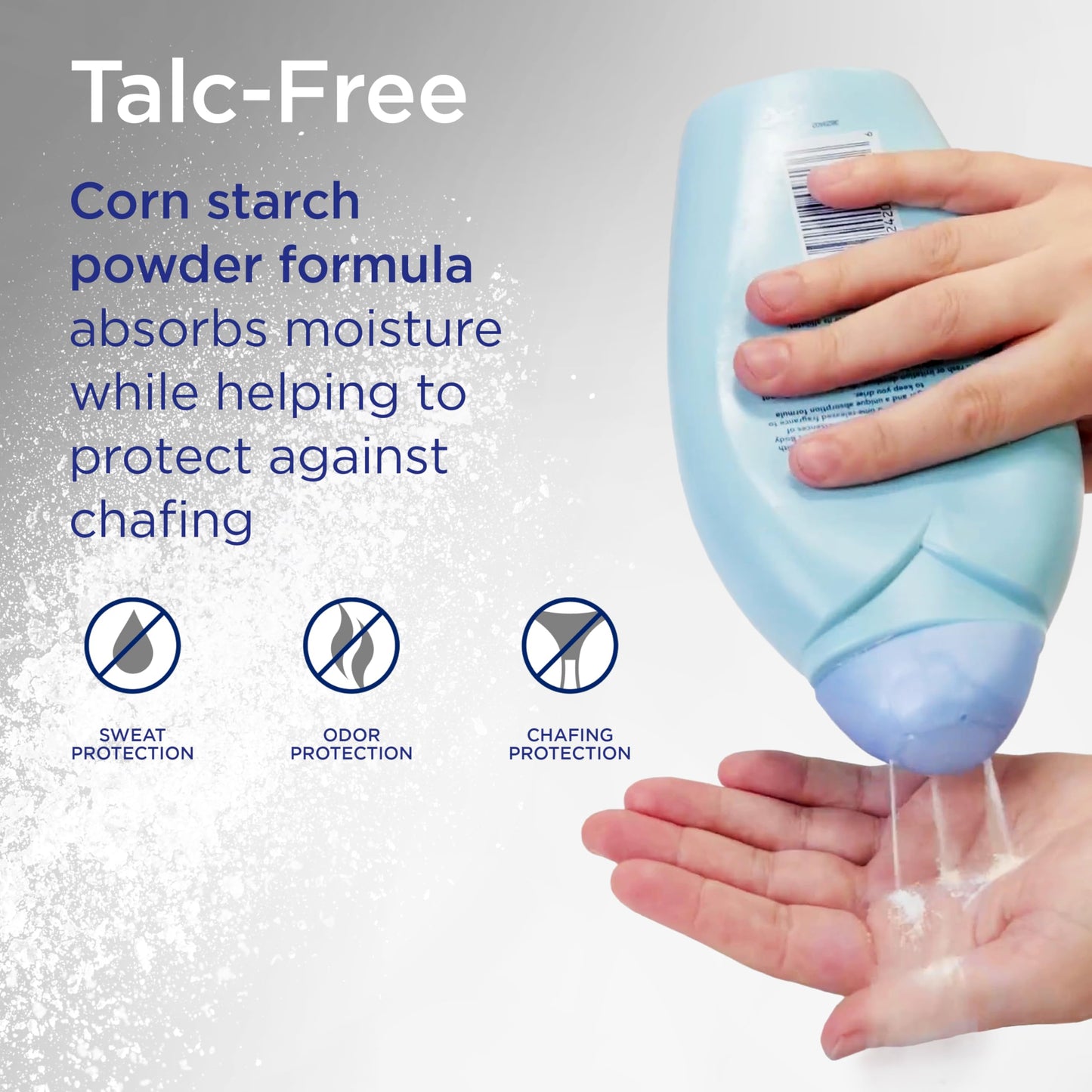 Shower to Shower Morning Fresh Body Powder with Lavender for Men & Women, Talc Free, Sweat Absorbing, Prevents Chafing & Odor, Deodorizing - 8 Ounces