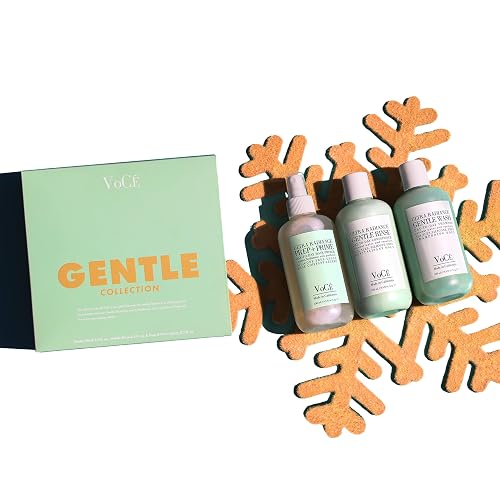 VoCÊ Haircare Gentle Collection Gift Set | Ultra Radiance Shampoo, Conditioner & Prep + Prime Spray | Vegan, Cruelty-Free Haircare for Soft, Shiny