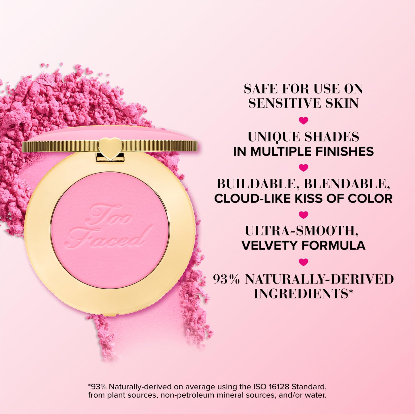 Too Faced Cloud Crush Blurring Blush | Velvety, Blendable, High Pigment Powder Blush for Cheeks, 0.17 Ounce, Velvet Crush