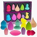 SHANY Blender Makeup Sponge Blending Puff Set for Liquid, Cream, and Powder Foundations and Concealers - Latex-free,High-density, Vegan, Multipurpose