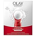 Olay Facial Cleansing Brush Regenerist, Face Exfoliator with 2 Brush Heads