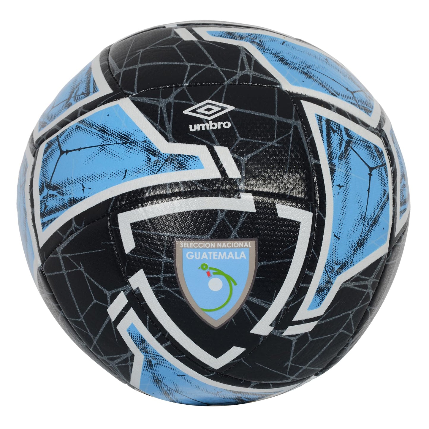 Umbro Guatemala National Team Soccer Ball, Black/Blue, Size 5