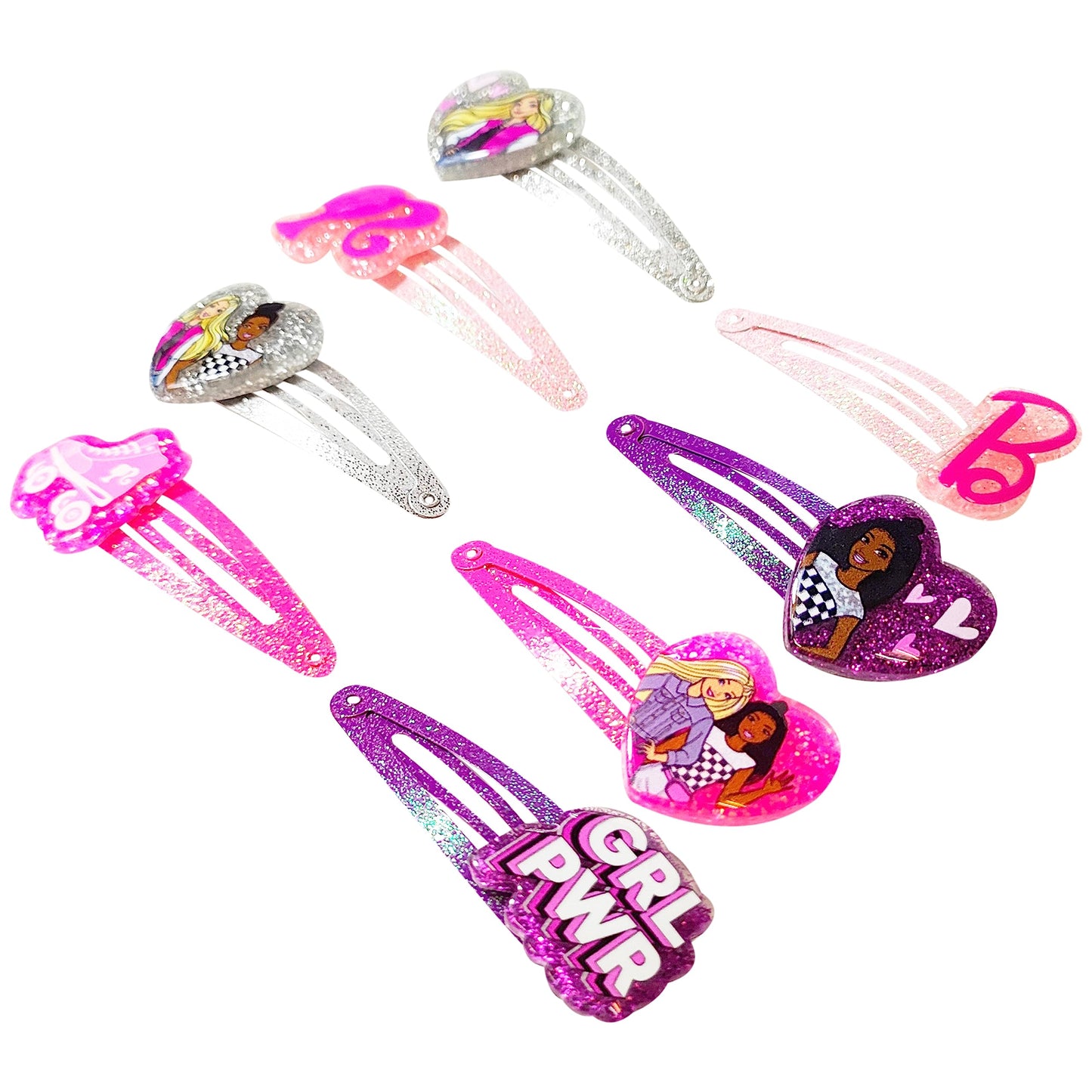 LUV HER Harry Potter Kids Hair Clips for Girls Snap Clips 8 Pack Multi Color Ages 3+ Beauty and Personal Care LUV HER