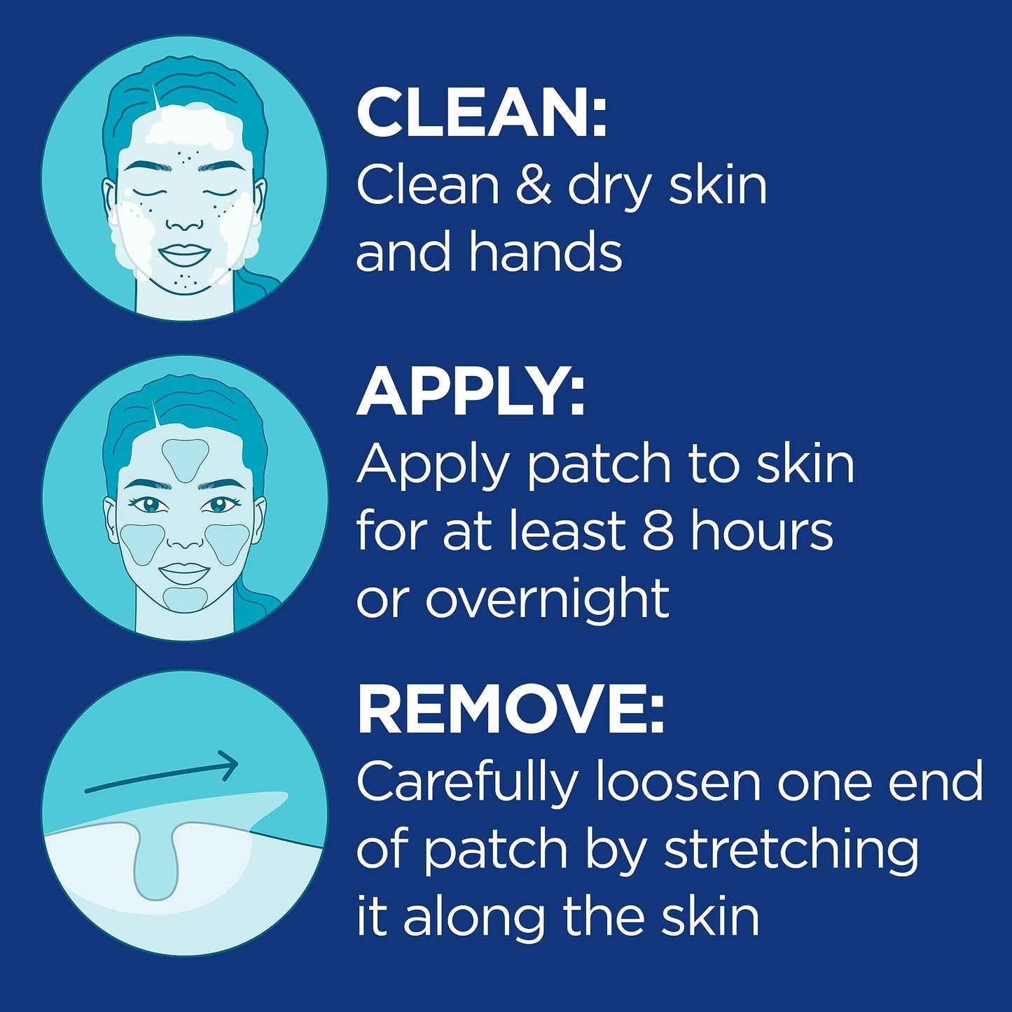 Band-Aid Brand Hydro Seal Acne Patches for Face, Non-Medicated Acne Blemish Patch Absorbs Fluids & Provides a Protective Healing Environment
