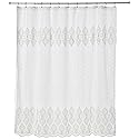 Popular Bath Collection Monaco, Shower Curtain, White