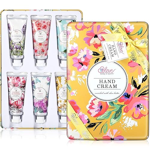 Hand Cream Gift Set - Hand Cream for Women, Hand Lotion Set for Dry Cracked Hands, Christmas Gift for Mother's Day Valentine's Day Holiday, Travel
