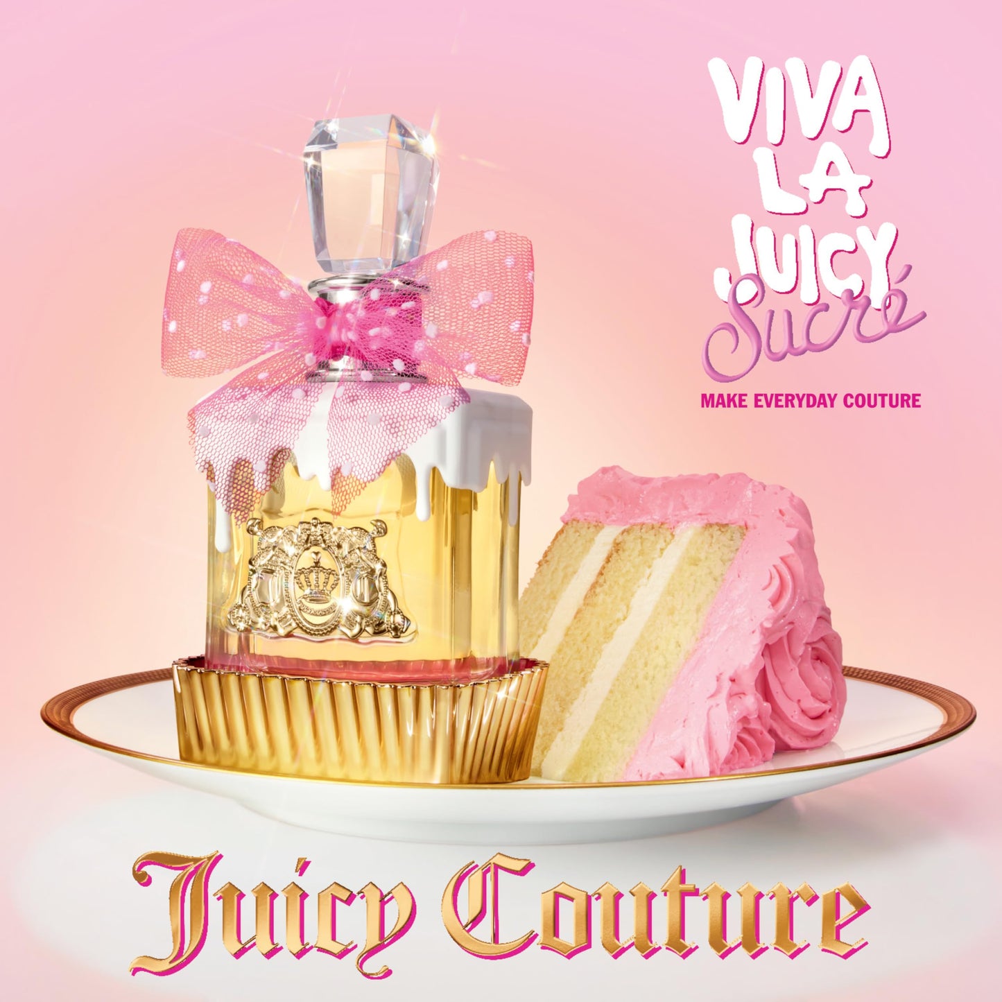 Juicy Couture Viva La Juicy Sucre? Eau De Parfum, Women's Mini Perfume with Notes of Peach, Orange Flower & Whipped Cream - Fruity & Sweet Perfume for Women, EDP Spray Travel Perfume, 0.33 fl. oz
