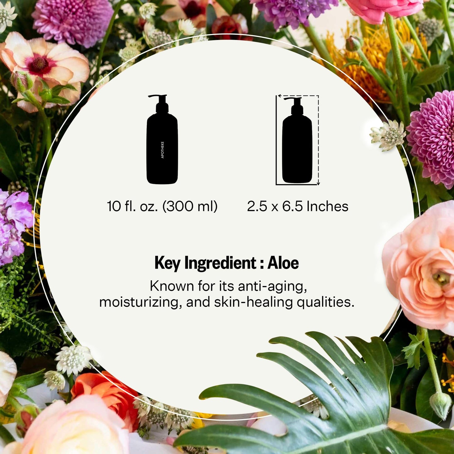 APOTHEKE Scented Hand & Body Lotion, Charcoal - 10 Fl Oz Nourishing Body Moisturizer Cream for Dry Skin - Gentle Daily Skincare for Men & Women
