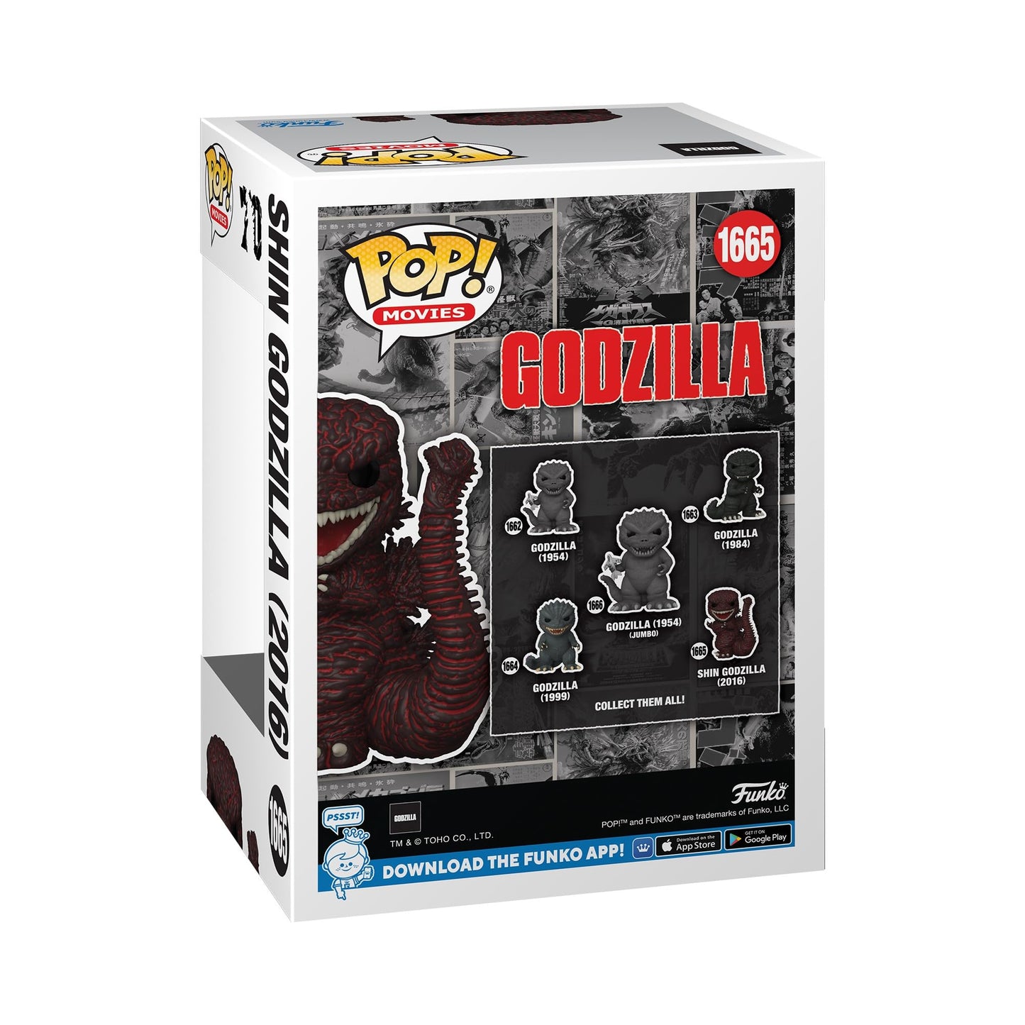 Funko POP Movies: Godzilla 70th Anniversary - Godzilla 2016 - Collectable Vinyl Figure - Gift Idea - Official Merchandise - for Kids & Adults…