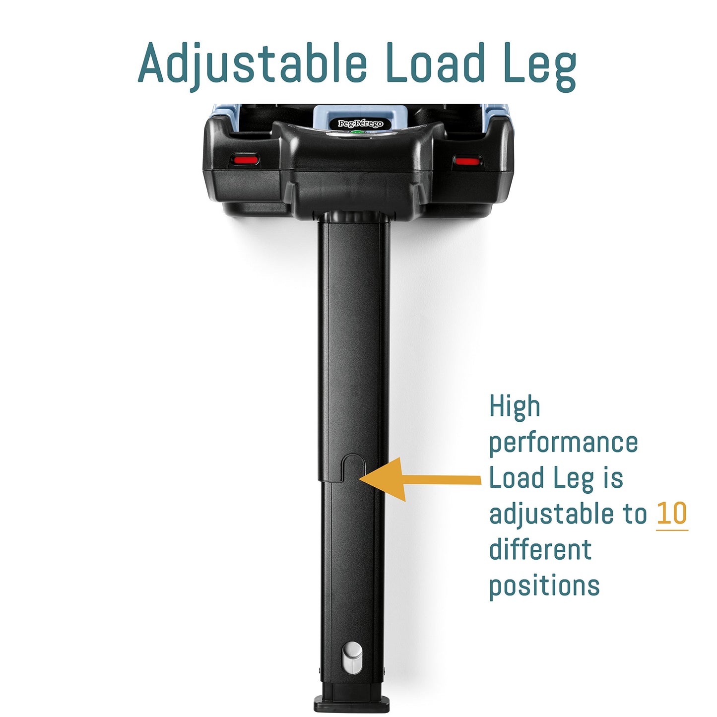 Peg Perego Primo Viaggio 4-35 Nido Car Seat Base with Load Leg & Anti-Rebound Bar - Accessory