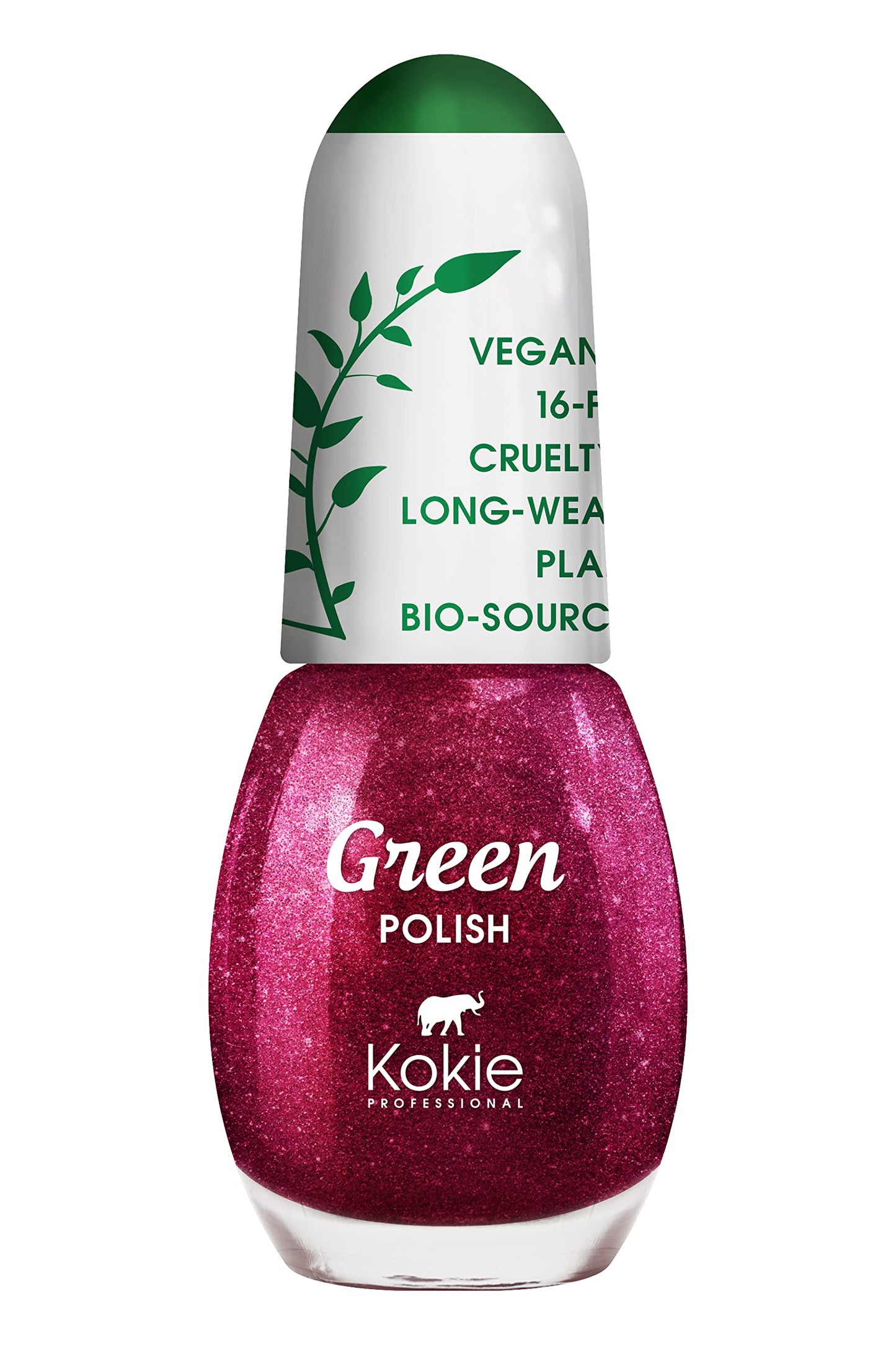 Kokie Cosmetics Vegan, Plant Based, Cruelty Free Nail Lacquer, Green Polish (Prima Donna GP47) Beauty & Personal Care Kokie