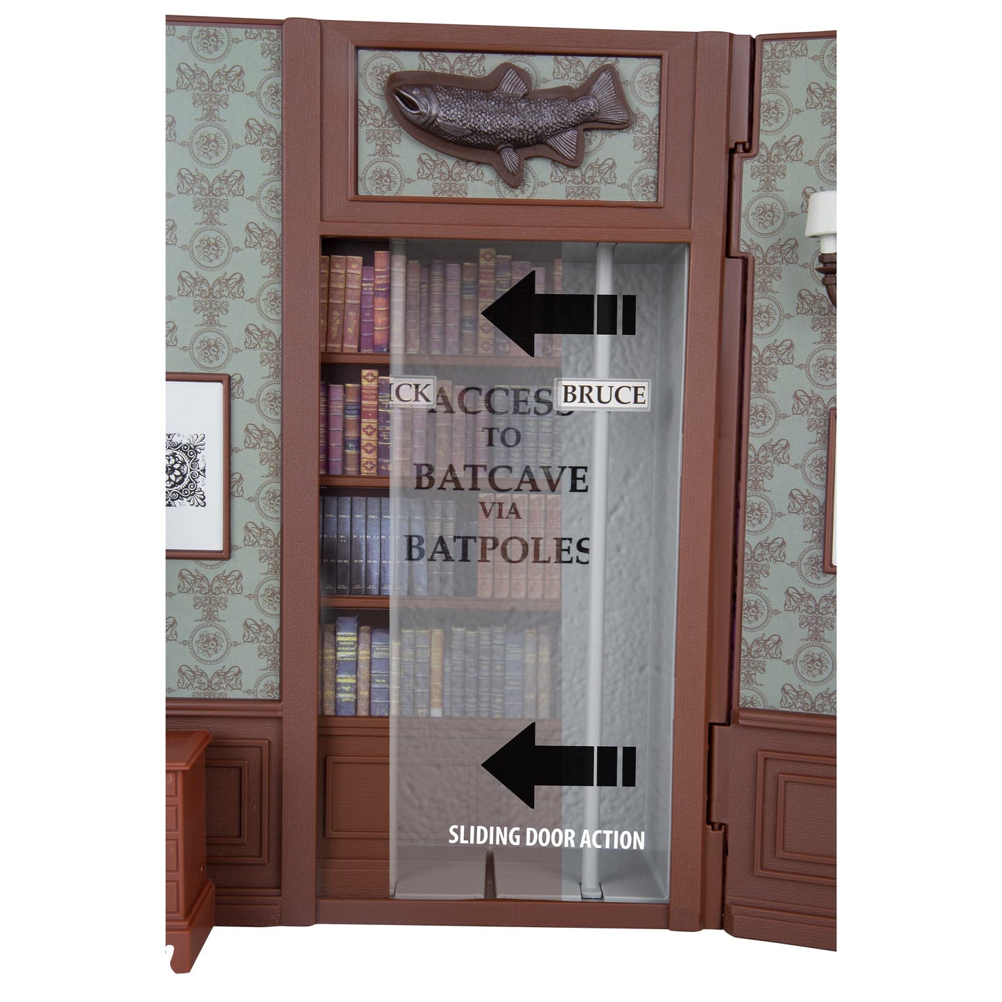 McFarlane Toys - DC Retro Wayne Manor Library (Batman 66') Playset