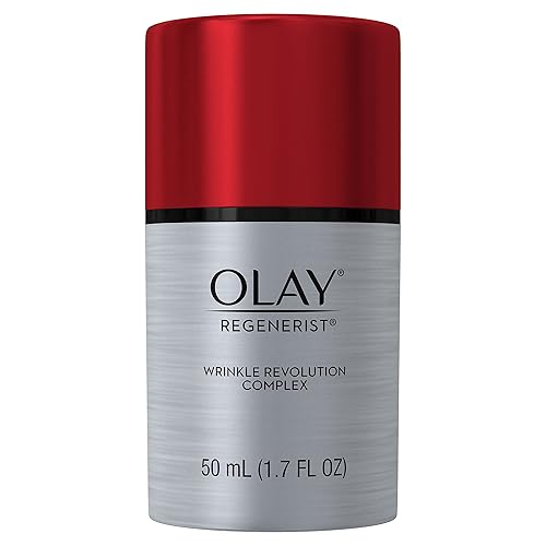 Wrinkle Cream by Olay Regenerist Anti-Aging Wrinkle Revolution Complex Moisturizer Plus Primer, 50 mL