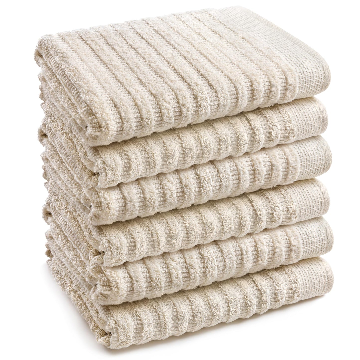 Softerry Pure Organic Cotton Bath Towel Set - 100% Soft Cotton - Extra Absorbent and Durable - 500 GSM Quick Dry - Luxury Hotel & Spa Quality - Fade…