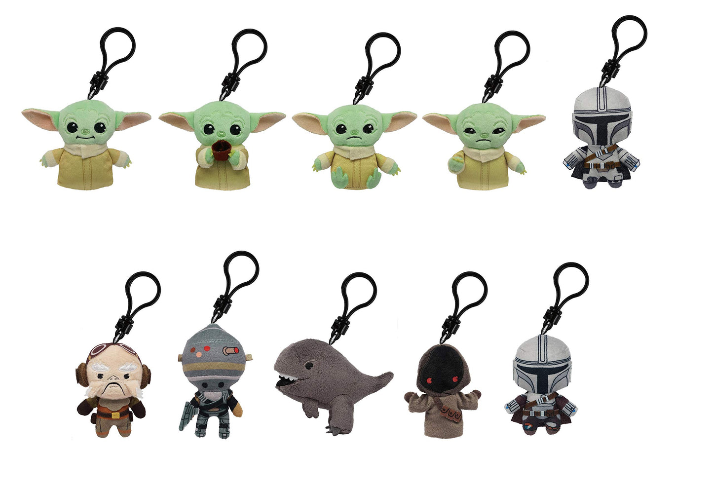 Star Wars The Mandalorian Plush Bag Clip in Blind Bag