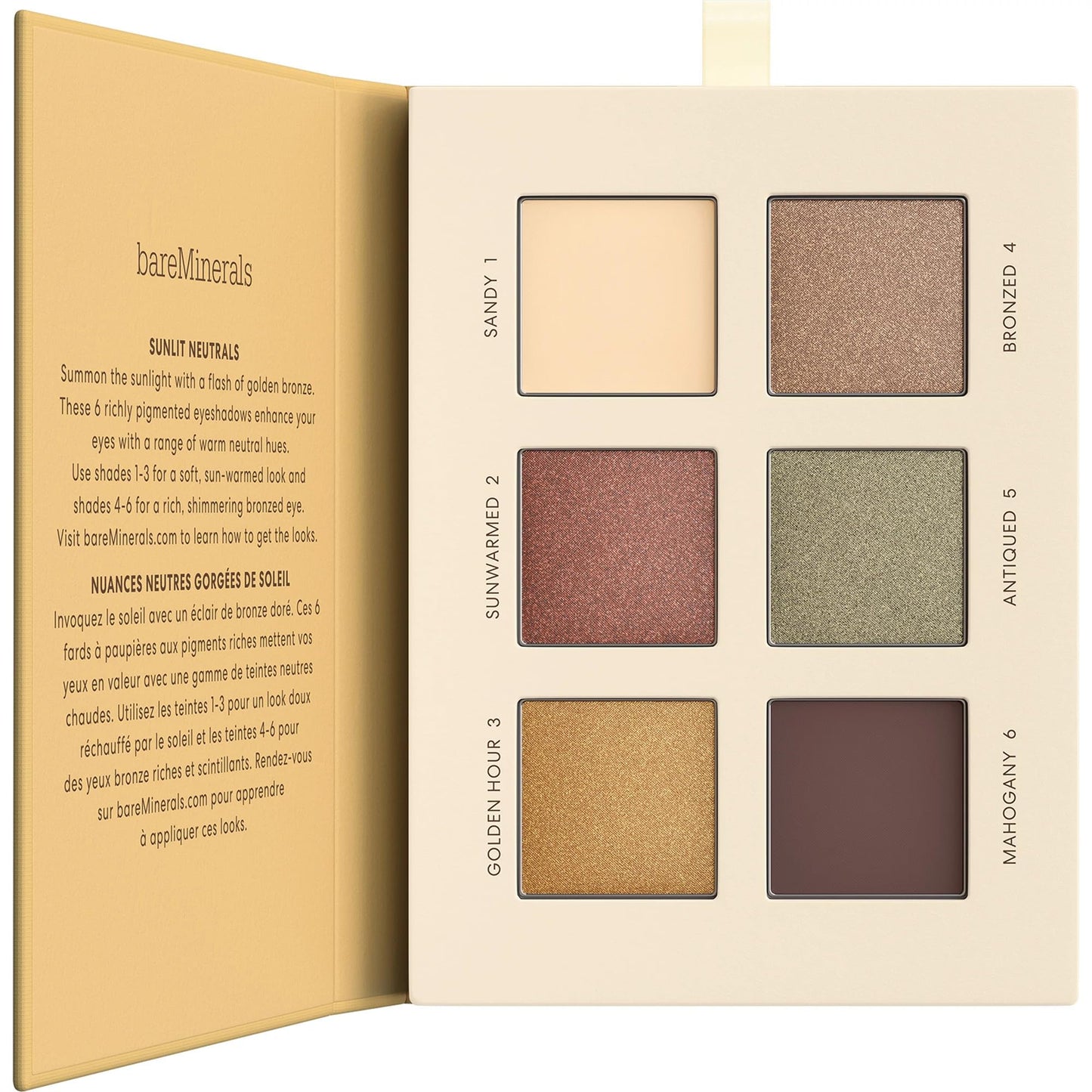 bareMinerals Mineralist Eyeshadow Palette, Sunlit, Vegan, Cruelty-Free & Dermatologist-Tested