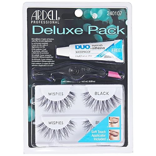 Ardell Deluxe Pack Kit Wispies Black