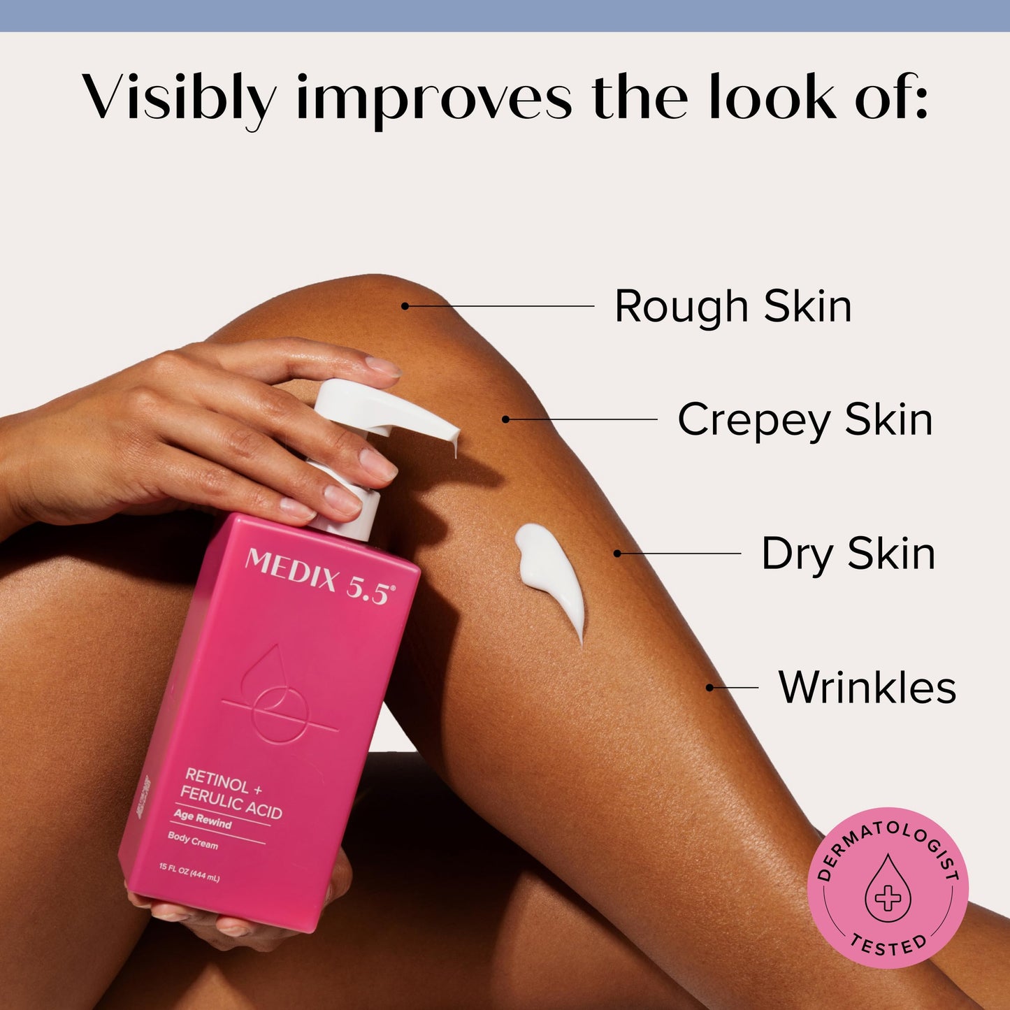 Medix 5.5 Retinol Body Lotion Firming Moisturizer | Crepey Skincare Treatment | Retinol Body Cream | Anti Aging Firming Cream For Women Targets Look Beauty and Personal Care Medix 5.5