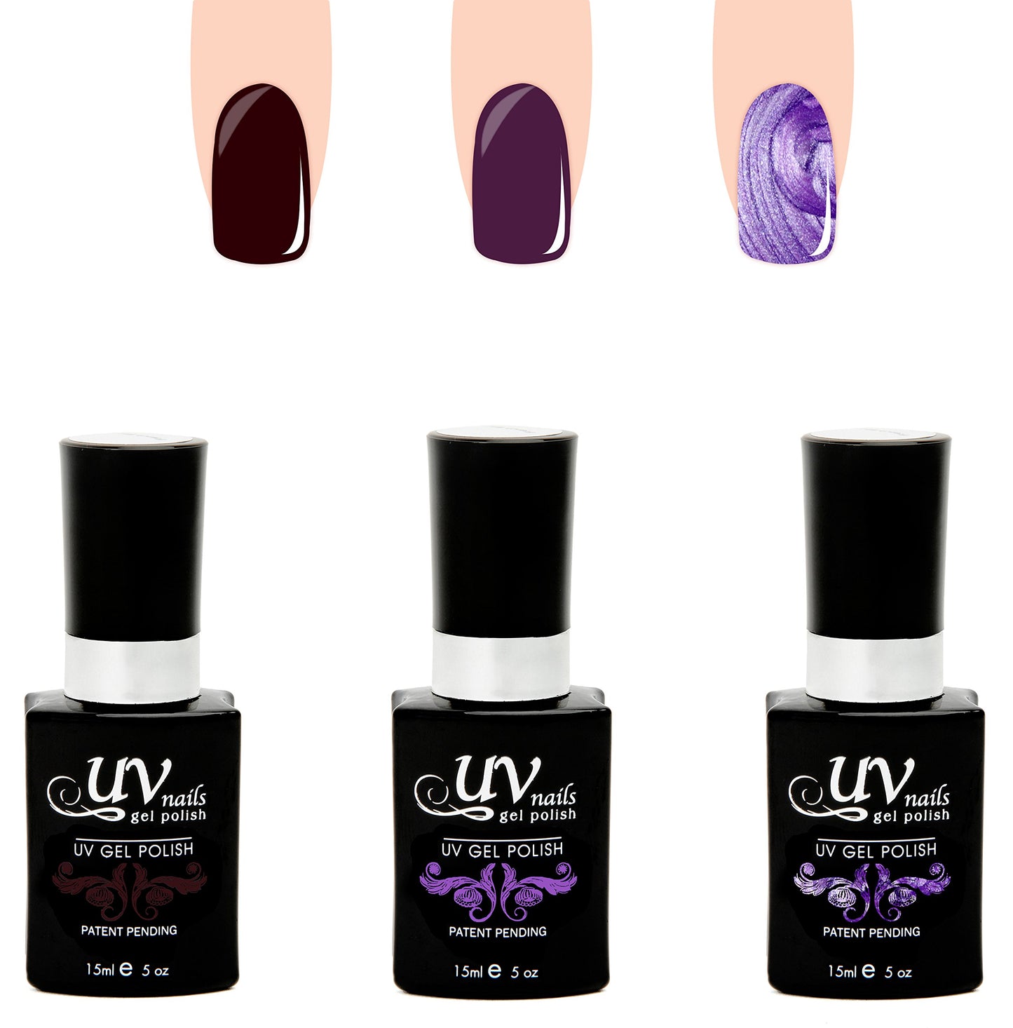 UV-Nails Artemis Set of 3 UV or LED gel polish Beauty & Personal Care UV-NAILS