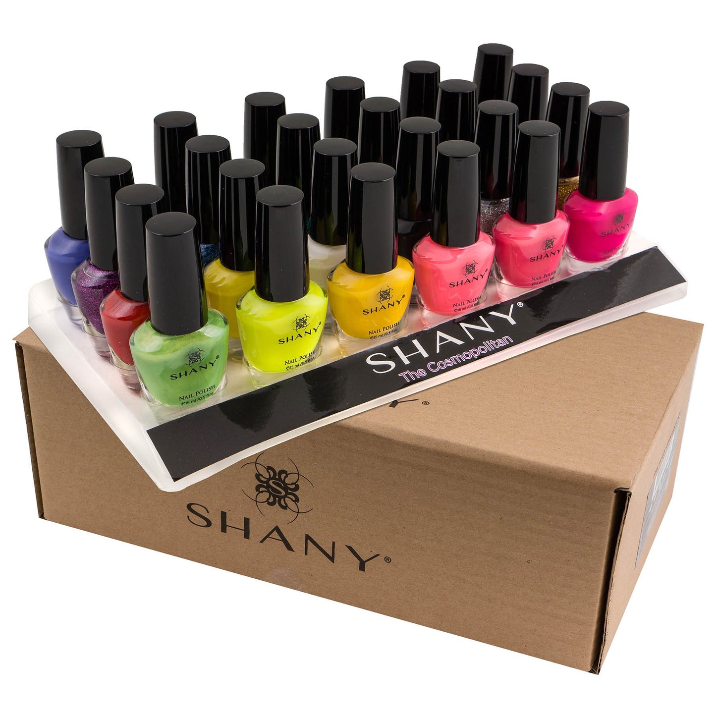 SHANY Cosmopolitan DIY Nail Polish set - Nail Lacquer Quick Dry, Full Size, Vibrant, Colorful, Trendy, Glitter, Glossy, Metallic, Matte Nail Art Nail