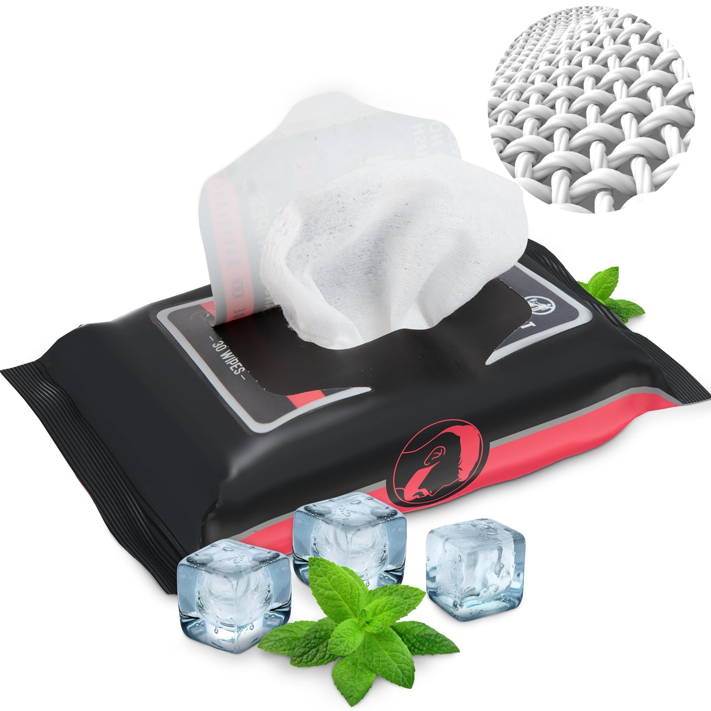 The Nobleman Mens Refreshing Face & Body Cleansing Wipes - Aloe Vera & Grapefruit Cleansing Cloths for Gym, Travel, Sweat Removal, Post Workout