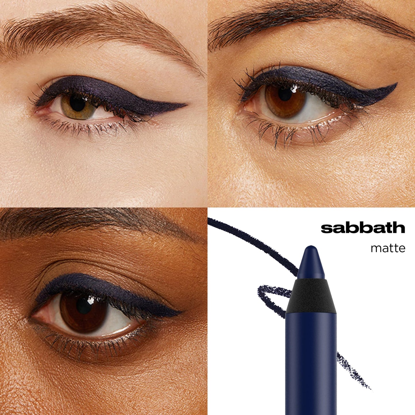 URBAN DECAY 24/7 Glide-On Waterproof Eyeliner Pencil - Smudge-Proof, Long-Lasting, Transfer-Proof, Up to 16HR Wear, Smooth No-Tug Formula, Sabbath