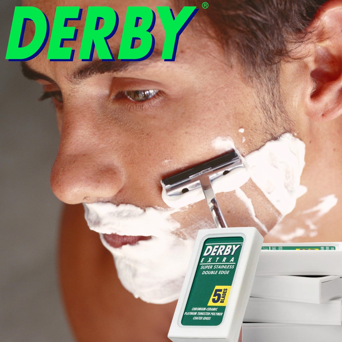 Derby Extra Professional Double Edge Razor Blades for straight razor (75) Beauty and Personal Care the shave factory